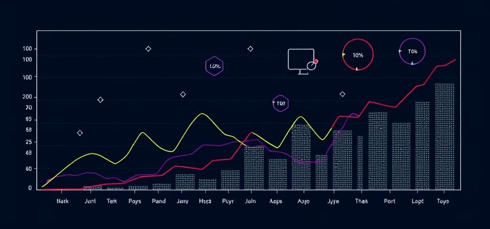 Representación visual de la inteligencia artificial analizando datos para la optimización de sitios web.