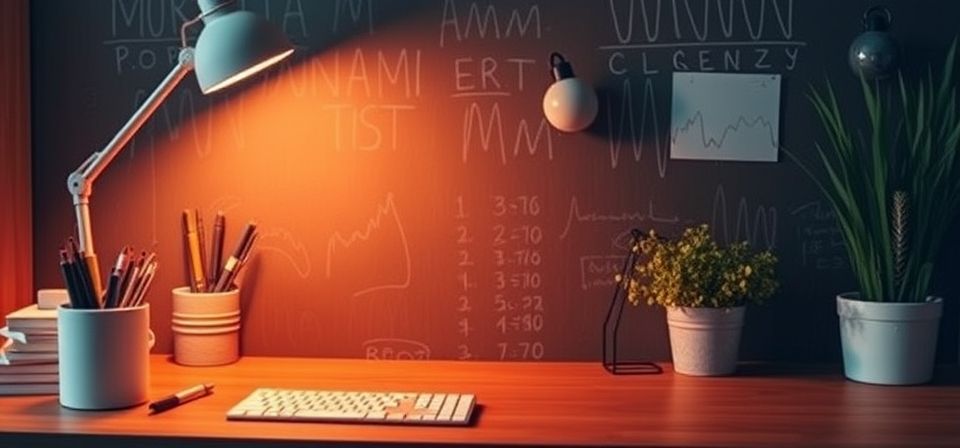 Representación de inteligencia artificial en una interfaz web con código binario.