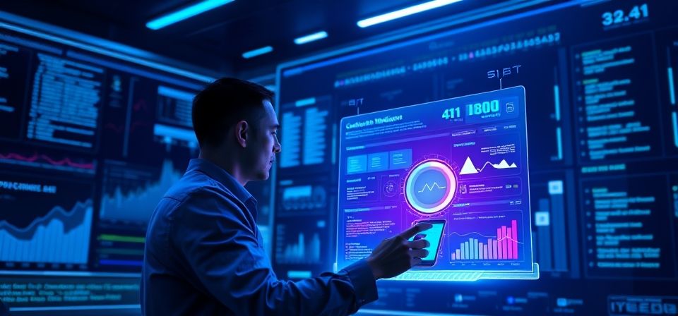 Gráfico de análisis de datos de IA para SEO