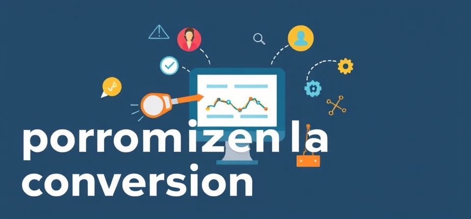 Persona optimizando el rendimiento de una página web en un ordenador.