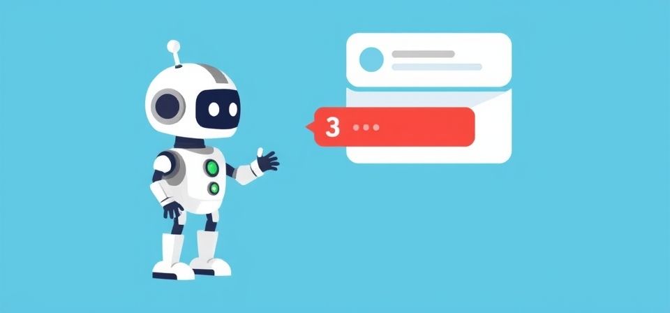 Gráfico mostrando la interacción entre un usuario y un chatbot, destacando el rol de la inteligencia artificial en páginas web.