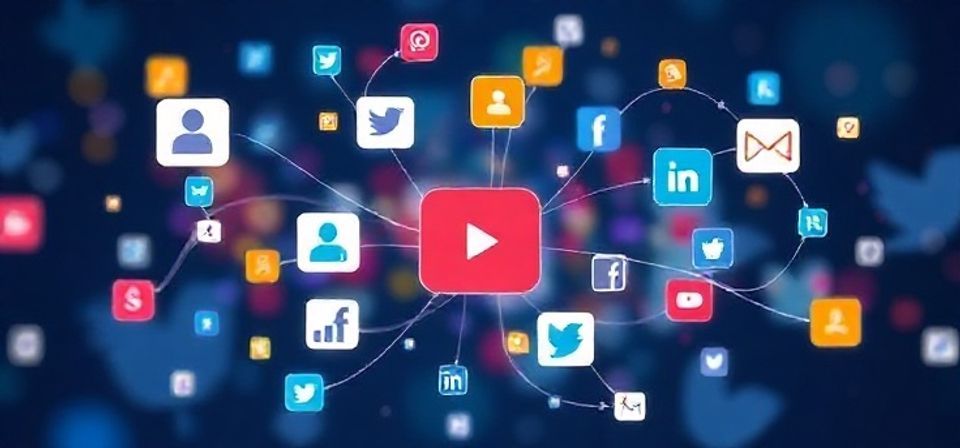 Gráfico de análisis de datos y métricas de redes sociales, simbolizando el éxito de la automatización.