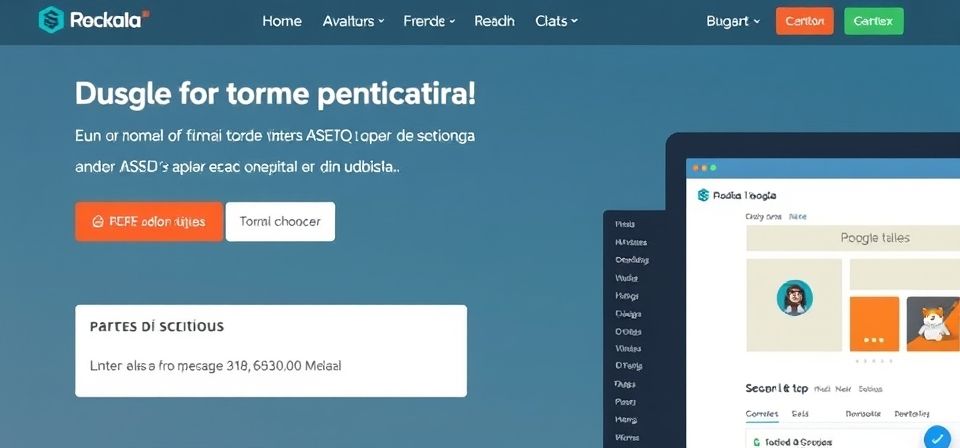 Persona creando una página web gratis en un portátil