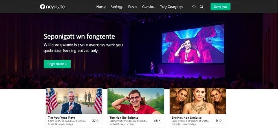 Equipo de desarrollo web trabajando en el diseño de una página para eventos, con gráficos y código.