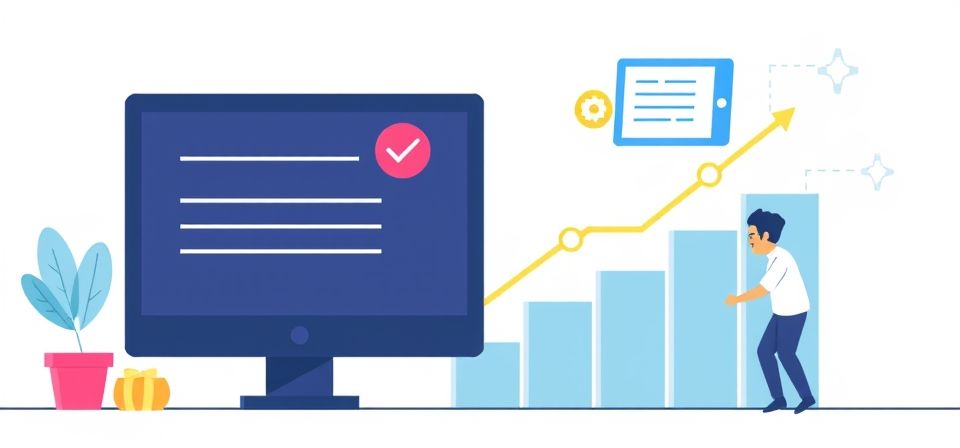 Gráfico de embudo de conversión mostrando el flujo de visitantes a clientes