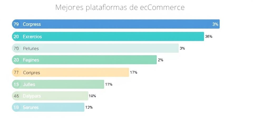 Gráfico mostrando el crecimiento del ecommerce y la influencia de la inteligencia artificial en las ventas online.