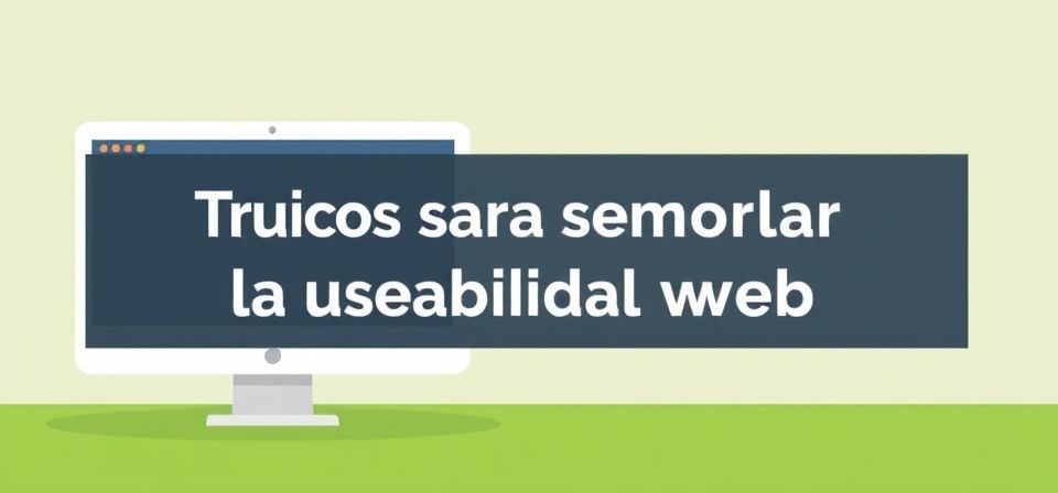 Diseño web intuitivo y fácil de usar para mejorar la usabilidad