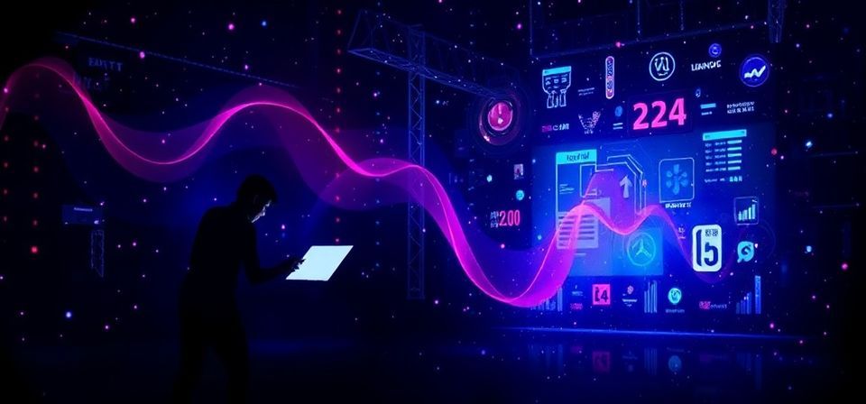 Representación visual de un chatbot asistido por IA en una interfaz de usuario.