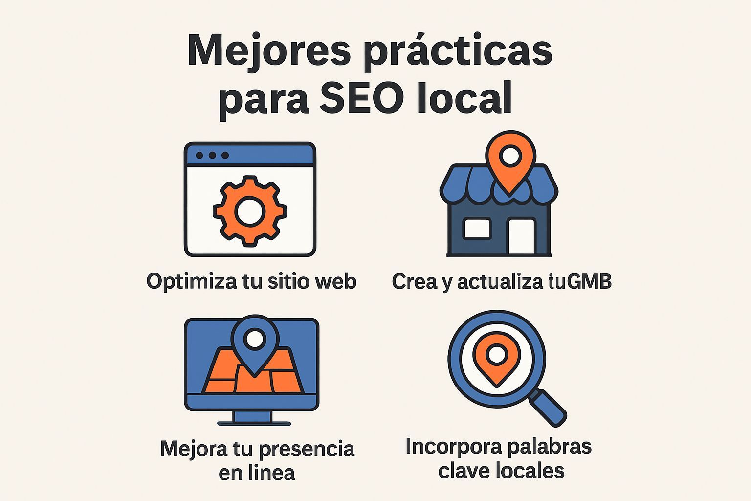 Optimización de diseño web local
