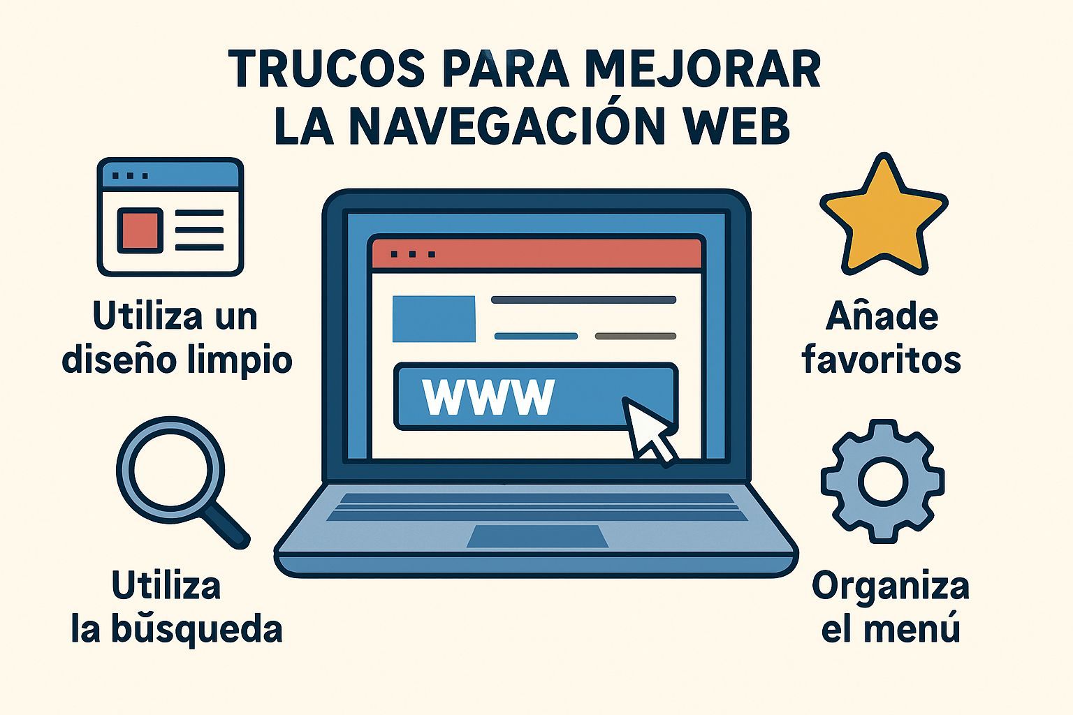 Navegación en WordPress y Shopify